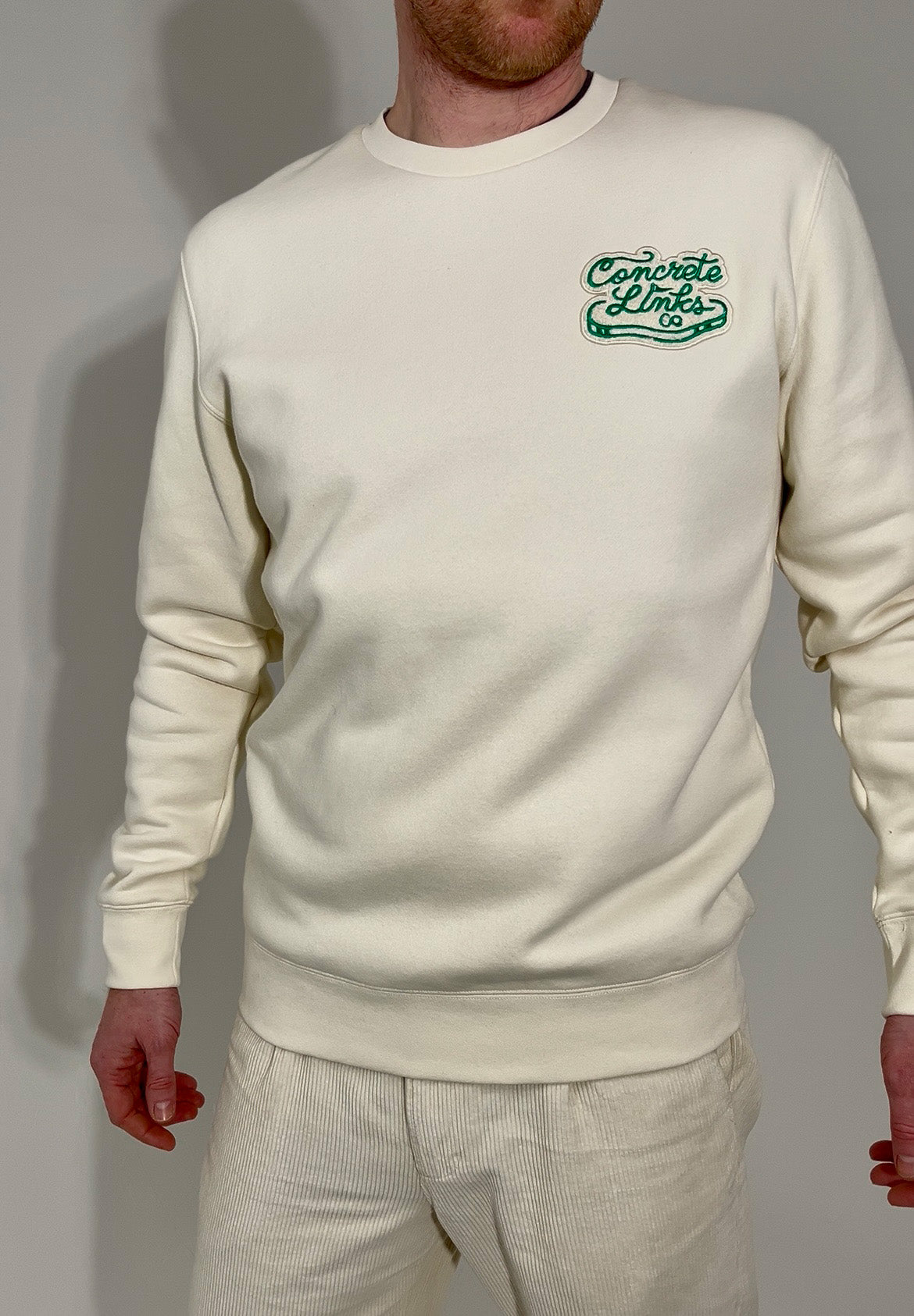 The Chenille 'Range' Sweat - Ecru.