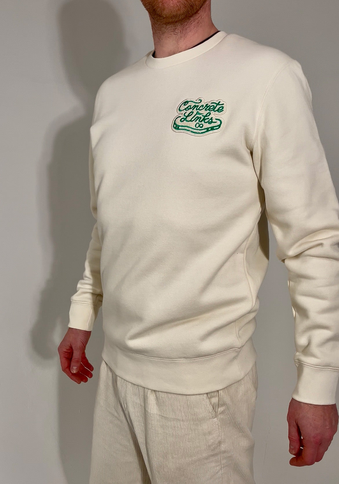 The Chenille 'Range' Sweat - Ecru.