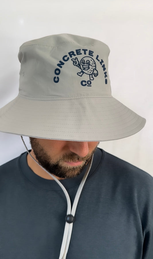 The Concrete Links Co Nylon "Topper" Bucket Hat