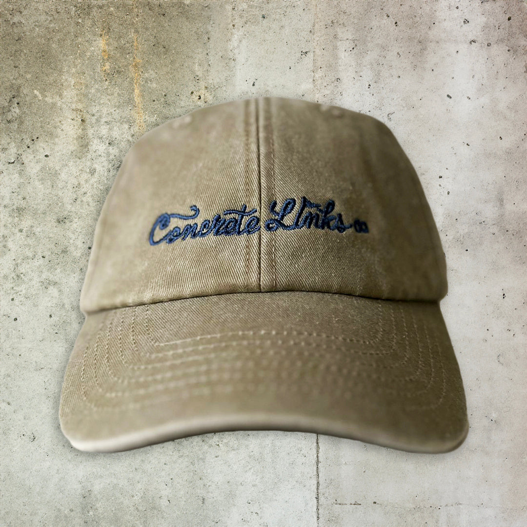 The Concrete Links Co 'Script Logo' Dad Hat