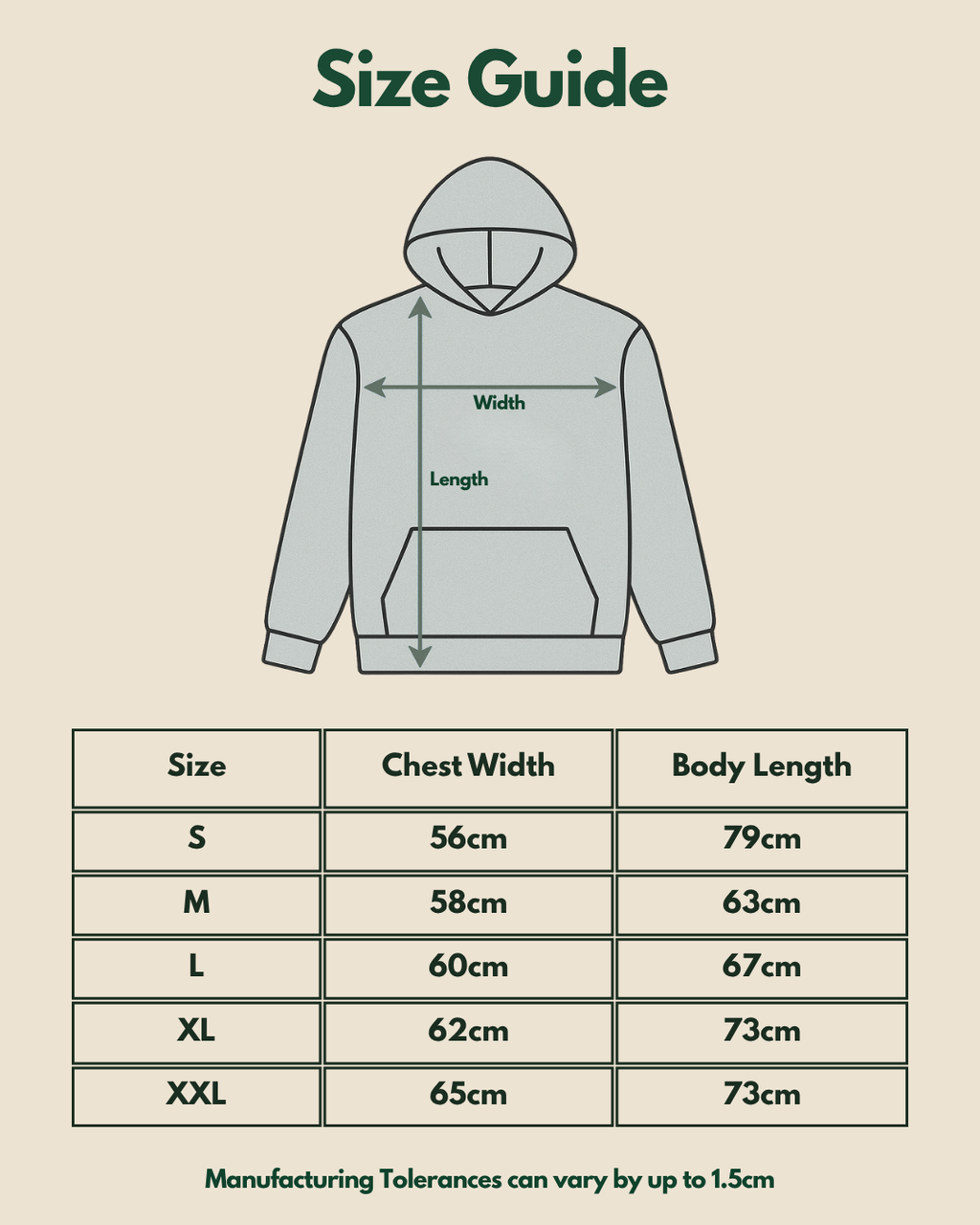 "For The Grind" Pine Green Hoodie