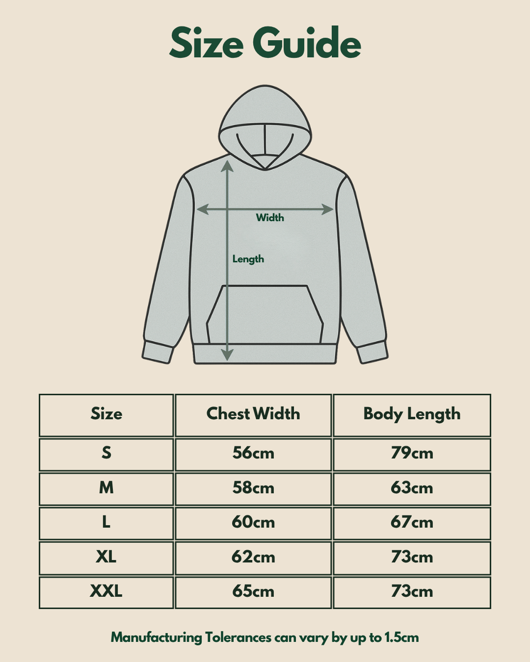 "For The Grind" Pine Green Hoodie