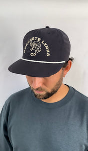 The Concrete Links "Surf Rope Cap' in Royal Blue Ft Topper