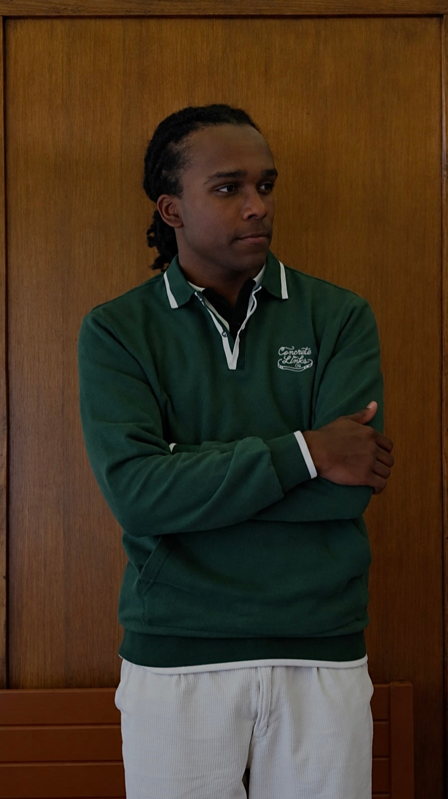 The Roamer Pullover - Pine Green