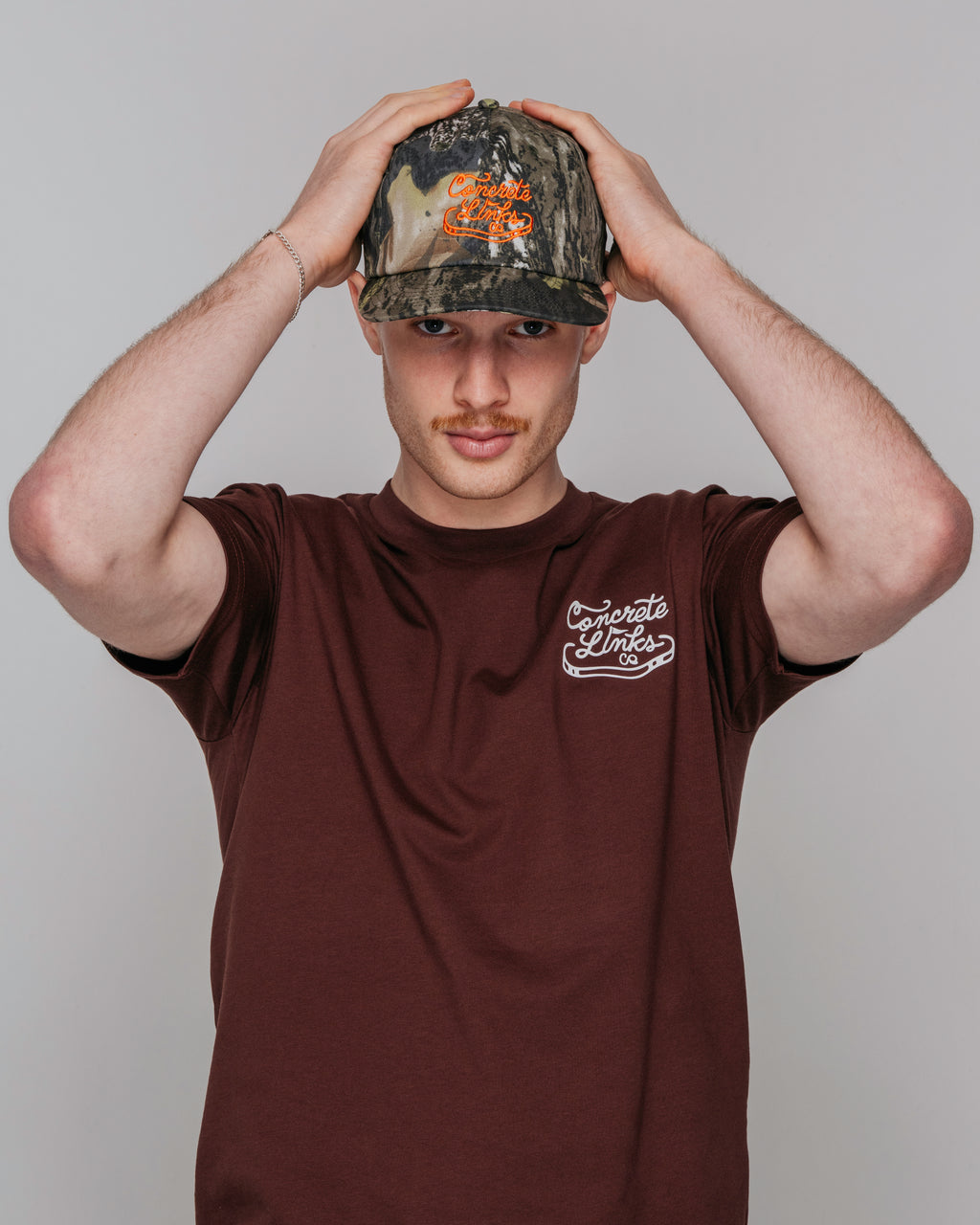 Original Script Cap in Tree Camo and Orange