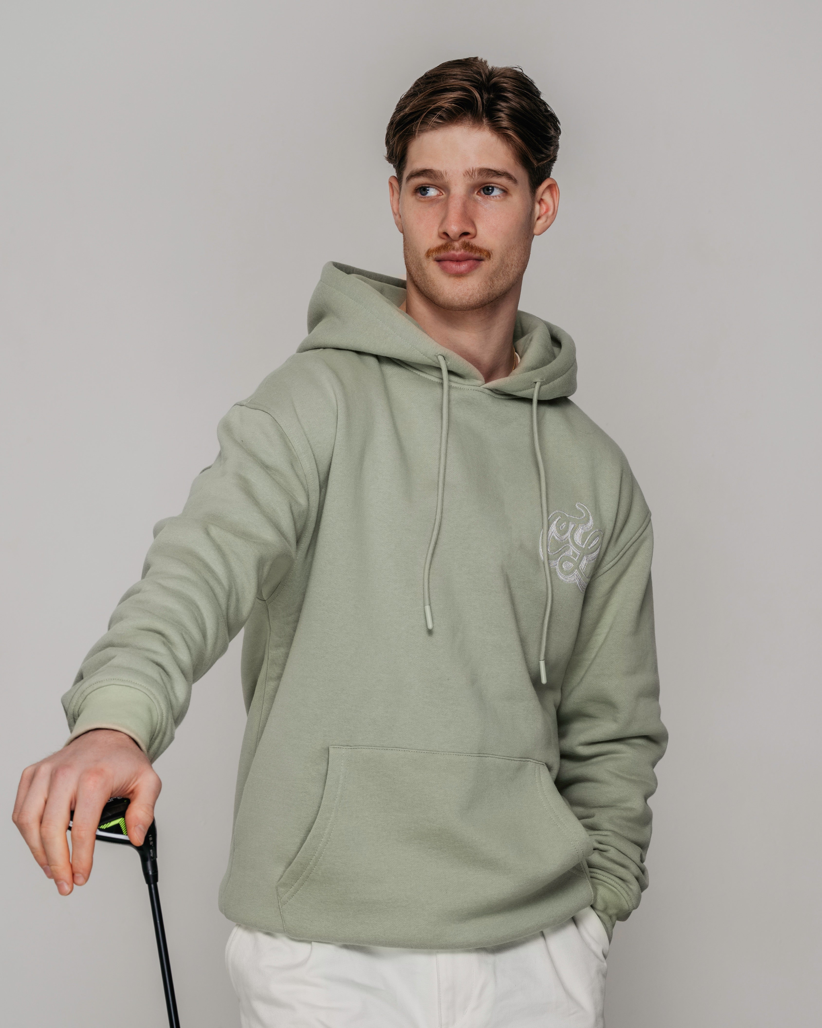"For The Grind" Pistachio Hoodie