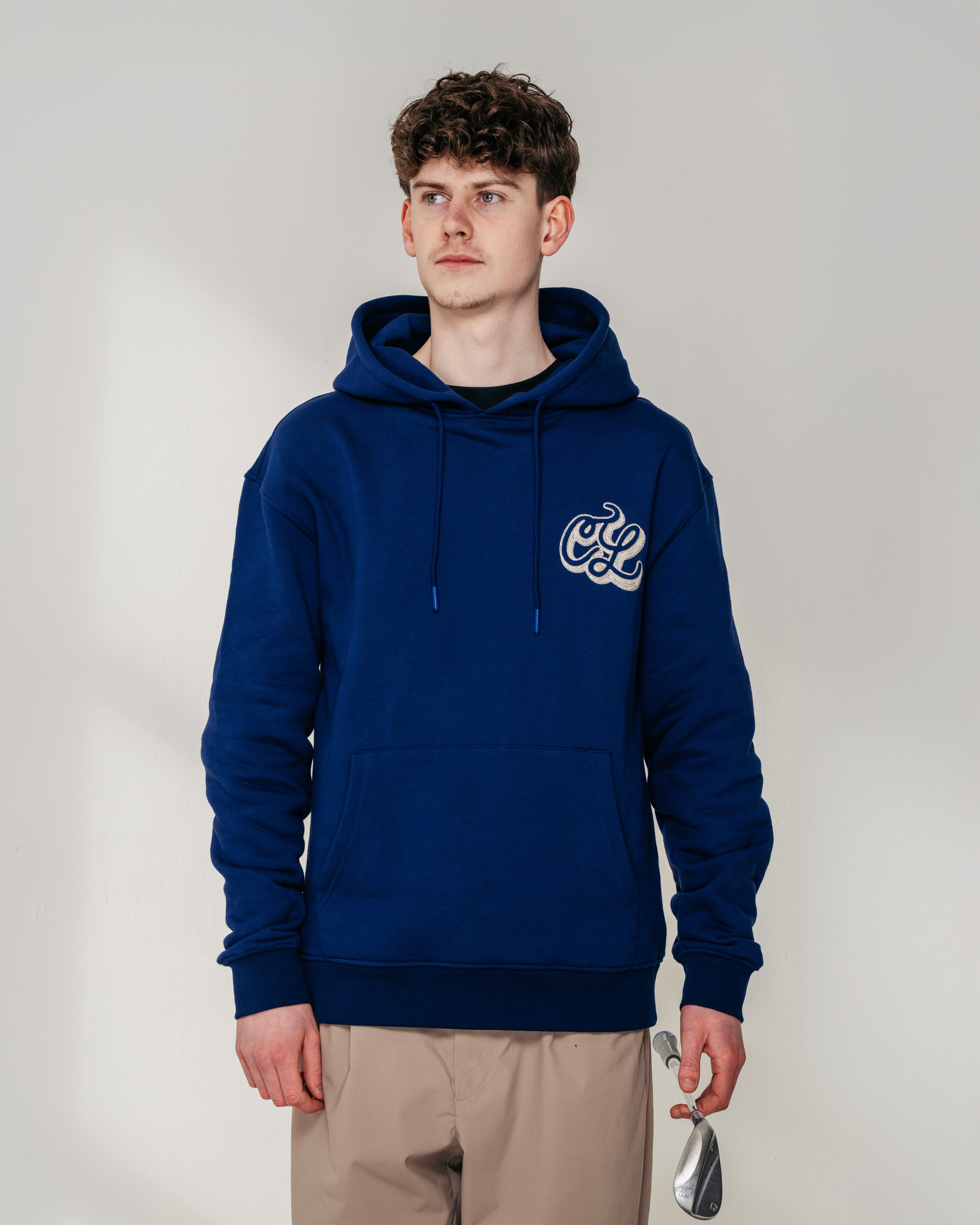 "For The Grind" Royal Blue Hoodie
