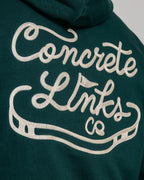 "For The Grind" Pine Green Hoodie