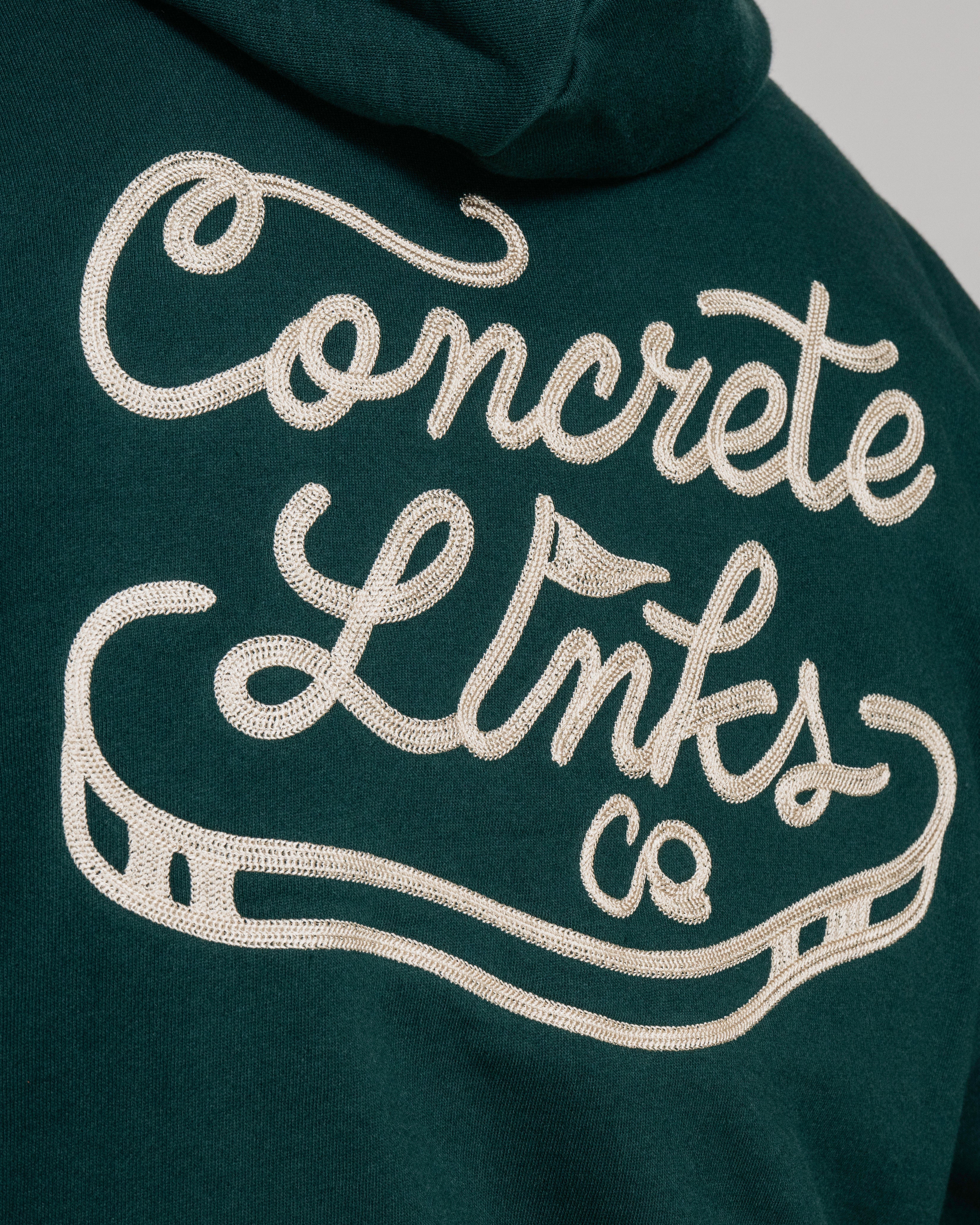 "For The Grind" Pine Green Hoodie