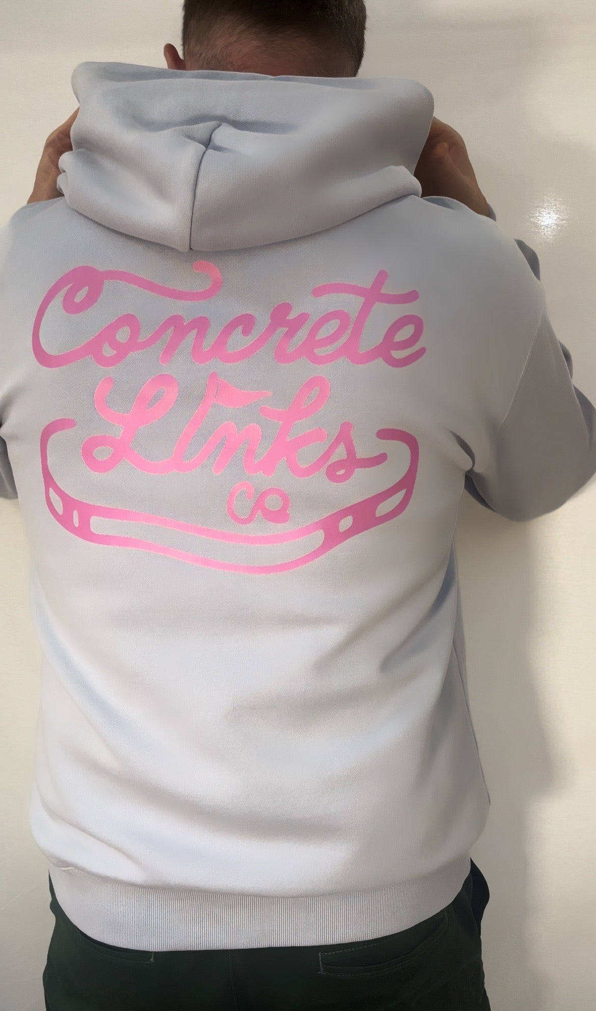 The Concrete Links Co Oversized Faded Hoodie