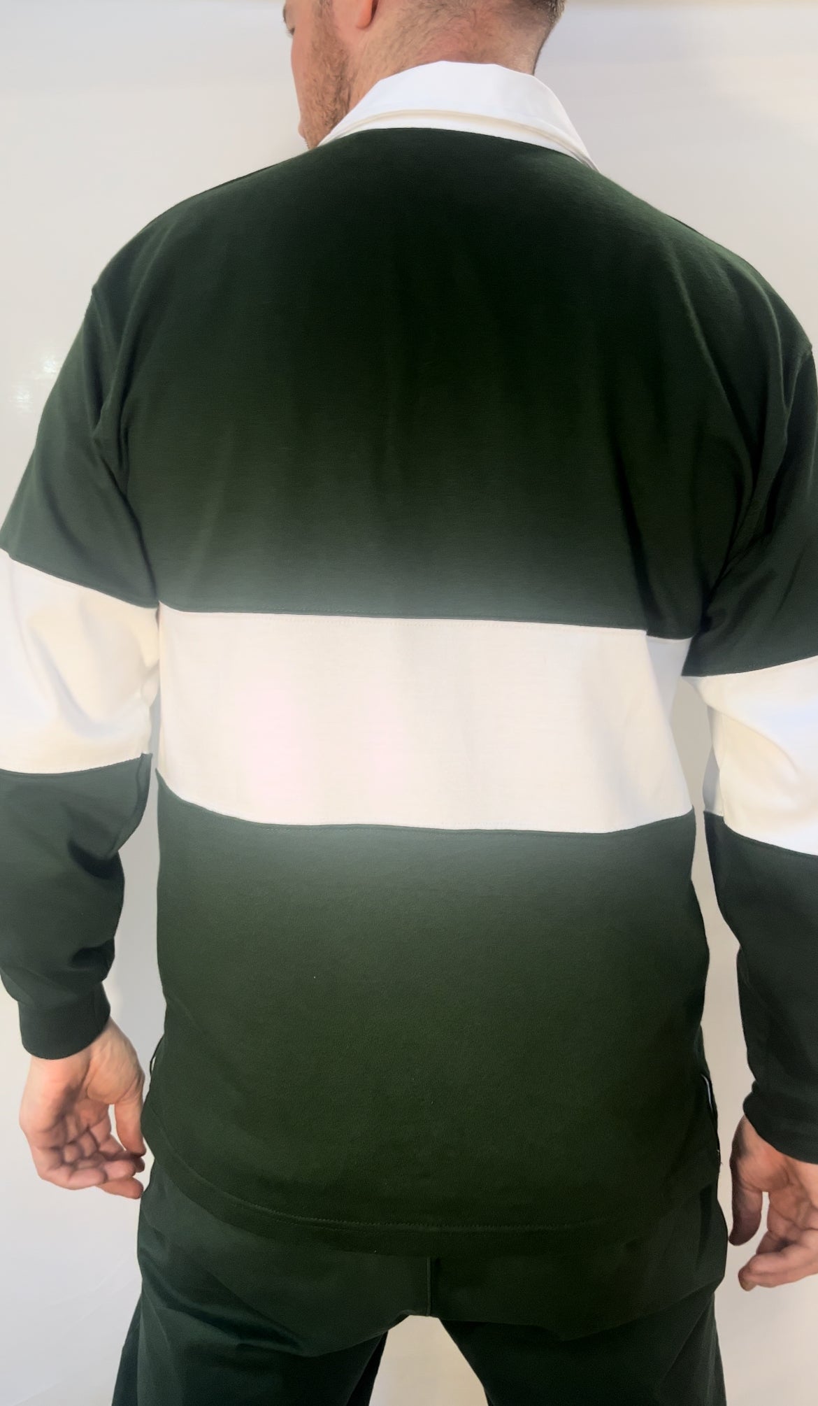 The Concrete Links Co Long Sleeved Rugby-Style Shirt