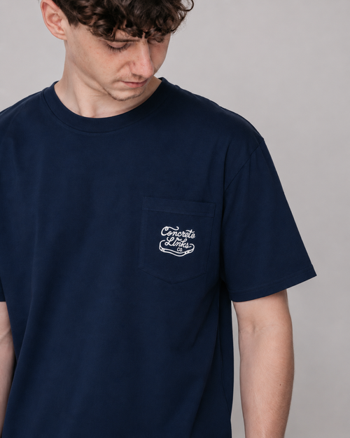 The Classic Pocket Tee | Navy