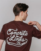 "For The Grind" Short Sleeve Tee – Chestnut and Ecru