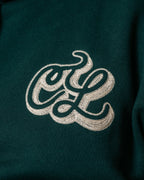 "For The Grind" Pine Green Hoodie